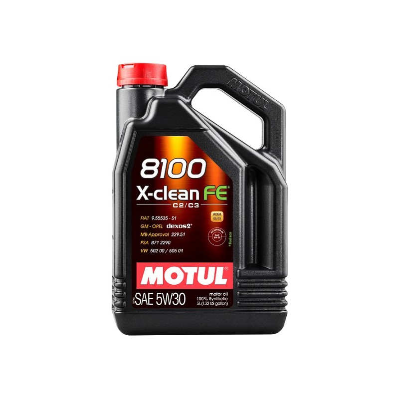 OLEJ SILNIKOWY 5W30   5L MOTUL 8100 X-CL EAN FE