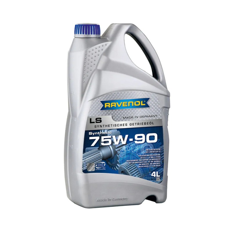 Olej MTF LS (4L) SAE 75W90 (limited slip (LS))  API GL-5  GL-5 LS  GM 1940058  GM 88862624  ZF-05C  ZF-05D