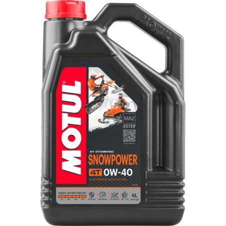 OLEJ MOTUL 0W40 4L 4T SNOWPOWER