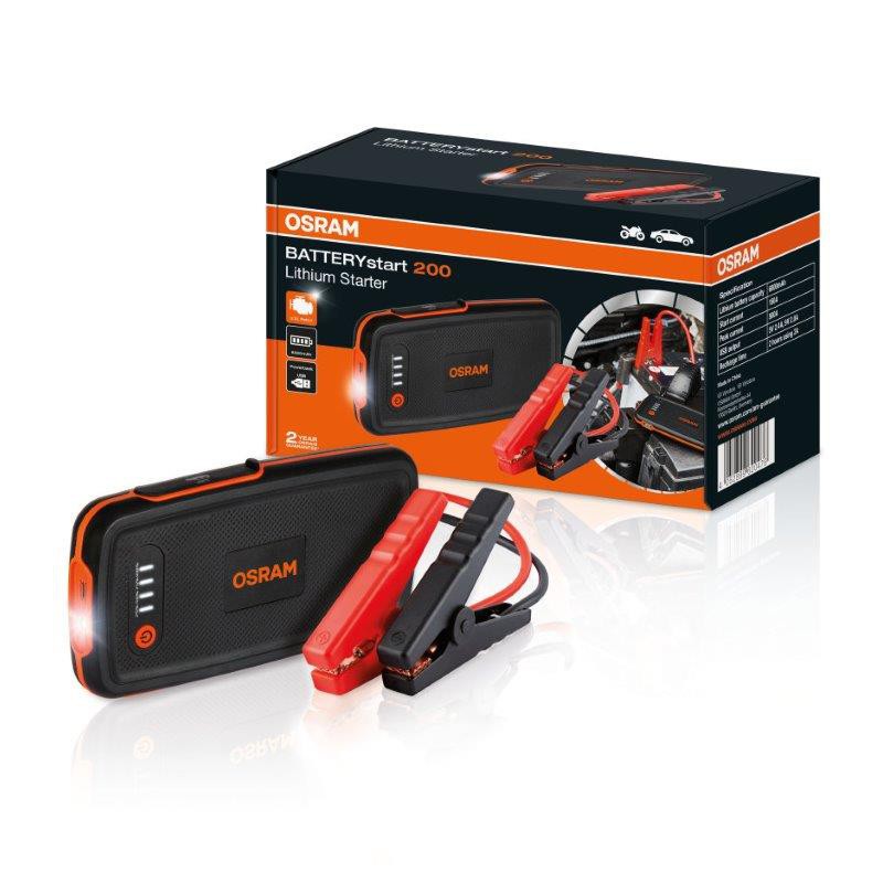 Urządzenie rozruchowe - Power Bank OBSL200, 6000 mAh, 300 g., (do uruchamiania pojazdów 12V o pojemności do 3l.)