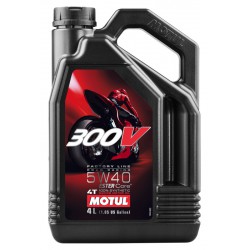 OLEJ MOTUL 5W40 4L 300V FACTORY LINE ROAD RACING / ESTER CORE / MOTOCYKLE