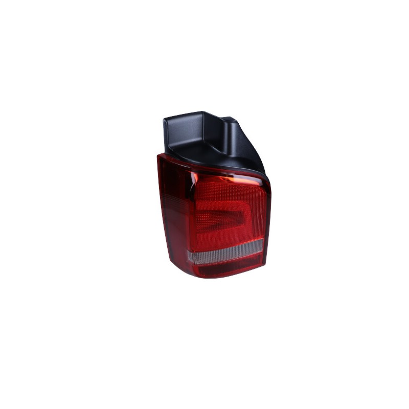 Lampa tył L (P21/5W/P21W/R10W, wersja z klapą tylną) pasuje do: VW MULTIVAN V, TRANSPORTER V