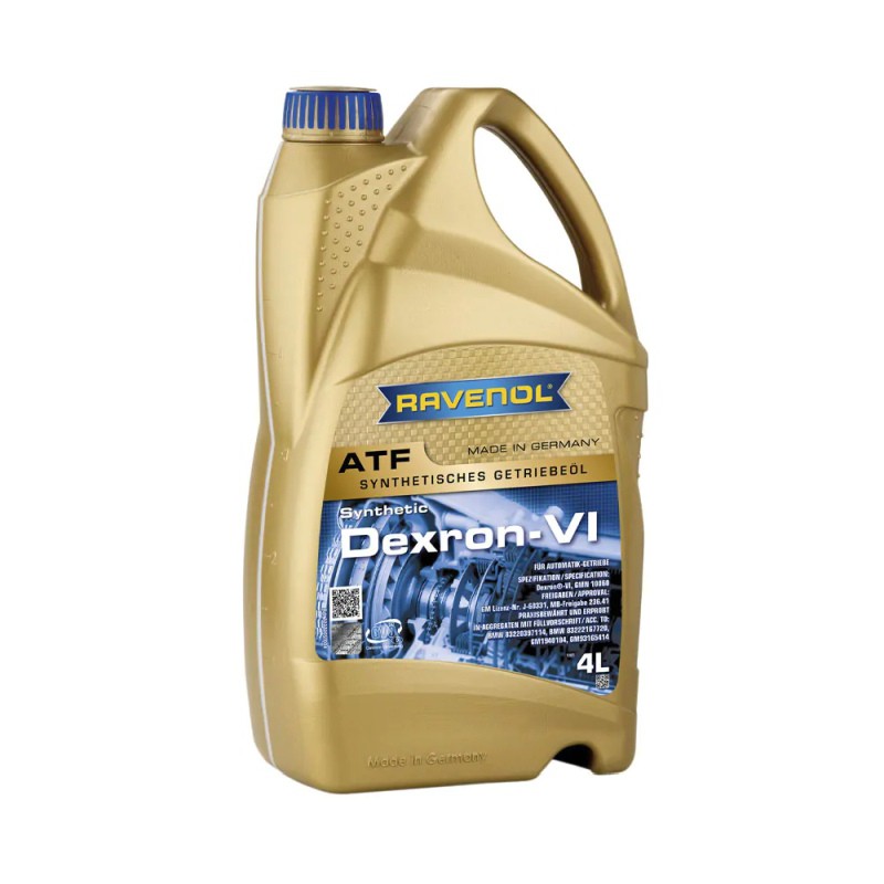 Olej ATF ATF Dexron VI (4L)   BMW 83220397114  BMW 83222167720  MB 236.41  OPEL/GM 1940184  OPEL/GM 93165414  OPEL/GM DEXRON V