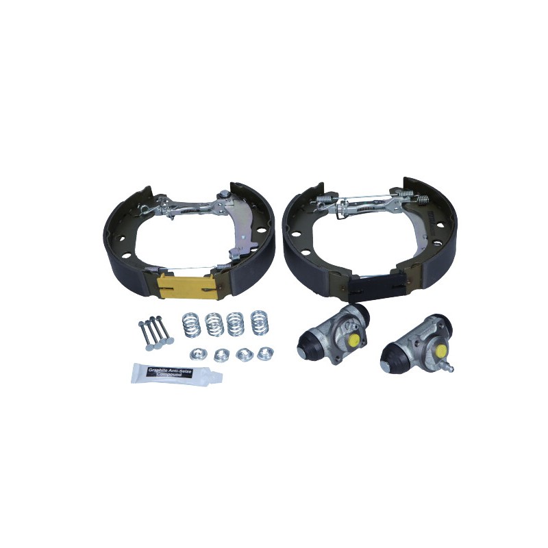 ZESTAW SZCZĘK HAM. NISSAN KUBISTAR 1,2-1,6 16V 03- KPL. Z CYLINDERKAMI