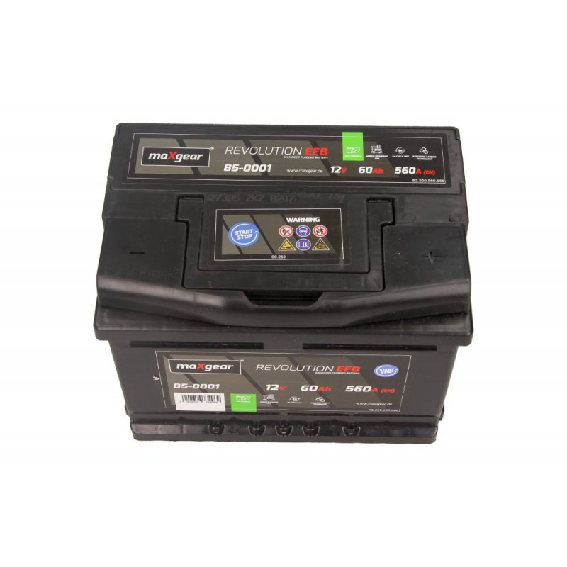 AKUMULATOR 12V 60AH/560A L- 242X175X175 EFB DO POJAZDÓW Z START/STOP