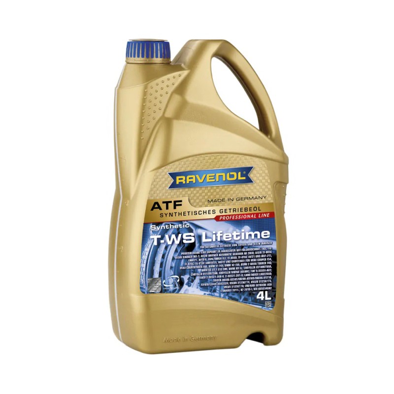 Olej ATF T-WS Lifetime (4L) (JWS 3324)  CHRYSLER 05189978AA  CHRYSLER 05189979AA  TOYOTA 00289ATFWS  TOYOTA 888602305  TOYOTA 