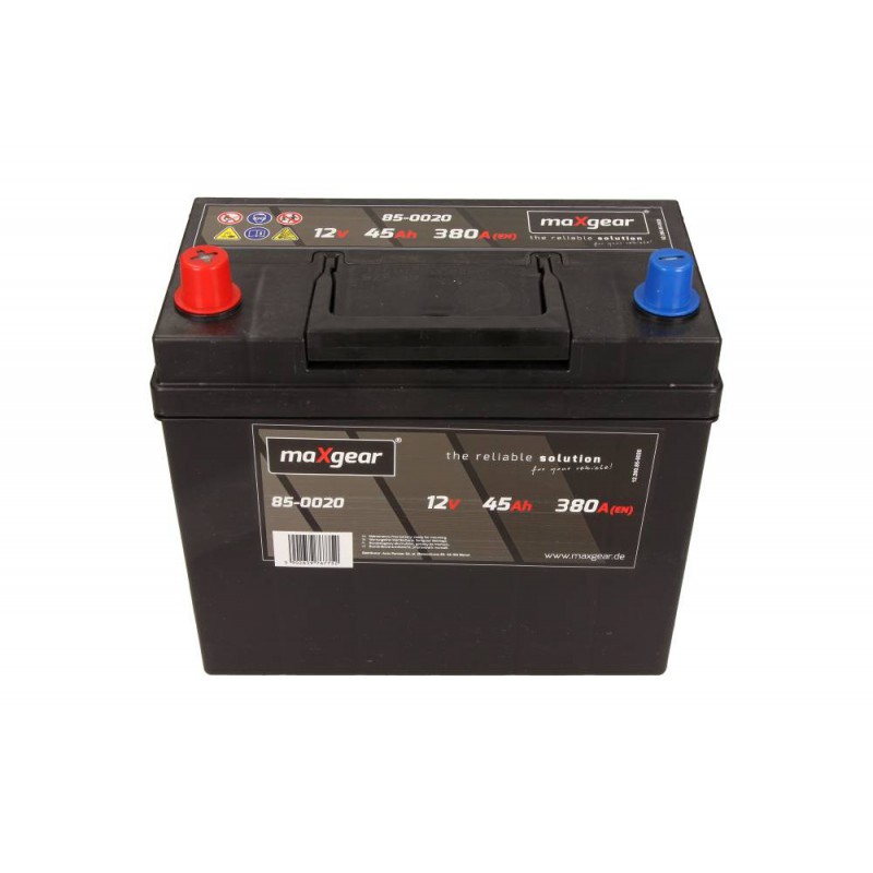 AKUMULATOR 12V 45AH/380A L+ 237X127X225 JAPAN (KLEMY JAPAN + STANDARD)