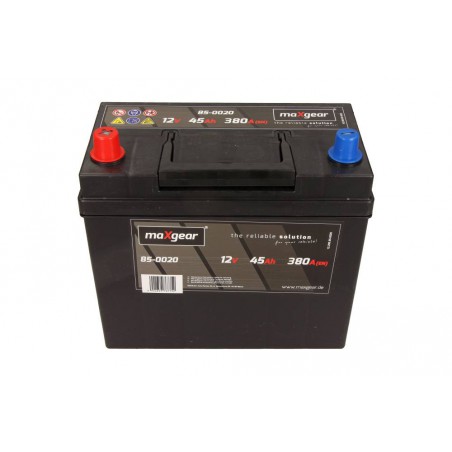 AKUMULATOR 12V 45AH/380A L+ 237X127X225 JAPAN (KLEMY JAPAN + STANDARD)