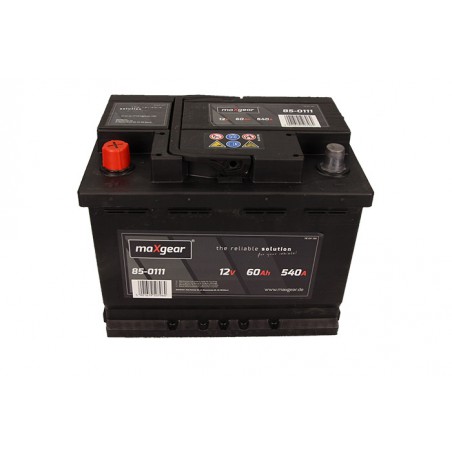 AKUMULATOR 12V 60AH/540A L+ 242X175X190 DŁ./SZER./WYS.