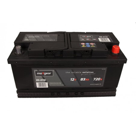 AKUMULATOR 12V 83AH/720A L- 353X175X175 DŁ./SZER./WYS