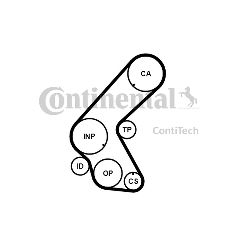 Rozrząd kpl. (pasek + rolka) pasuje do: CHEVROLET CRUZE, TRAX  OPEL ASTRA H, ASTRA H CLASSIC, ASTRA H GTC, ASTRA J, ASTRA J GT