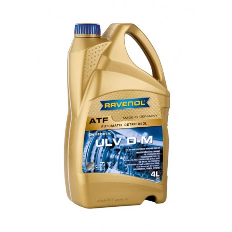 OLEJ RAVENOL ATF ULV D-M 4L / AC DELCO 10-4107 / DEXRON® ULV AB/FROM 2017 GM 10L90 / FORD WSS-M2C949-A, GM 19352619