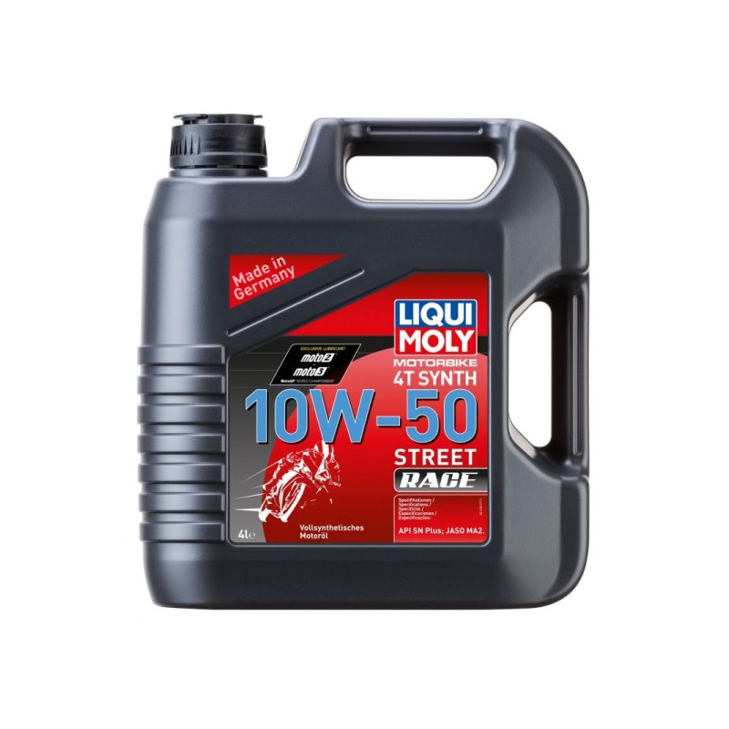 OLEJ LIQUI MOLY 10W50 4L 4T MOTORBIKE RACE SYNTH. / MOTOCYKLE