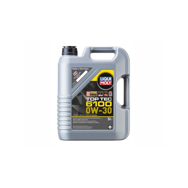 OLEJ LIQUI MOLY 0W30 5L TOP TEC 6100 C2 / LL-12 FE / BMW 83 21 2 365 935