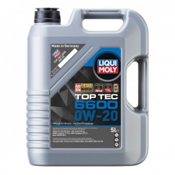 OLEJ LIQUI MOLY 0W20 5L TOP TEC 6600 SP / C5 / GF-6A / LL-17 FE+ / STJLR.03.5006 / MB229.71 / OV0401547