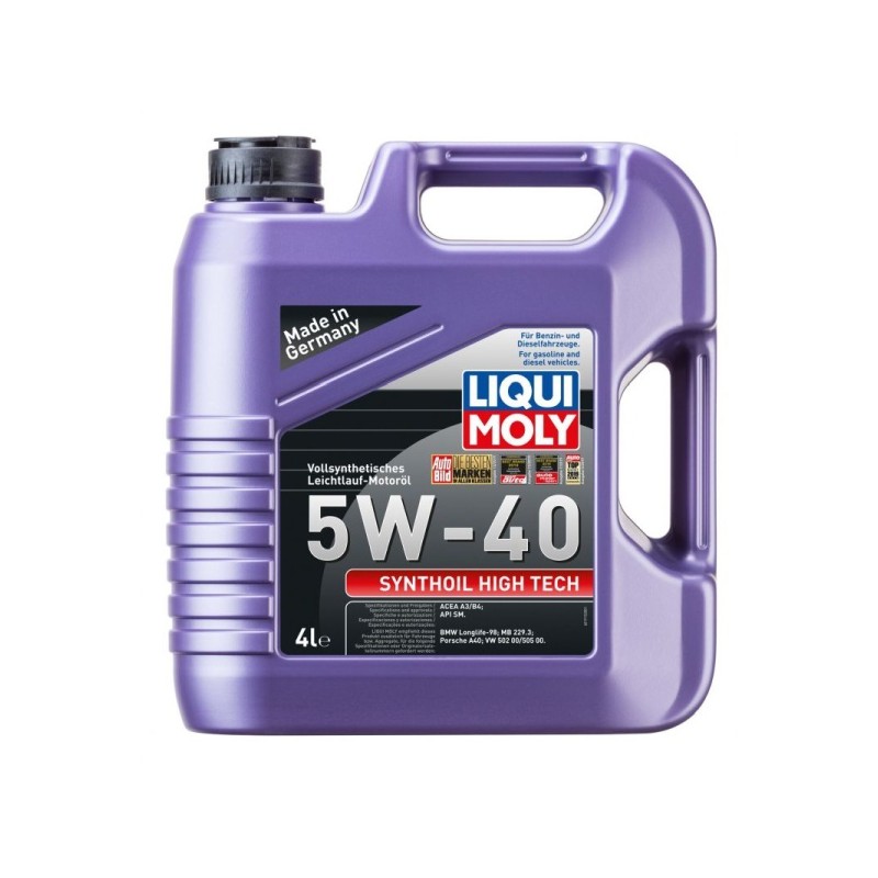 OLEJ LIQUI MOLY 5W40 4L SYNTHOIL HIGH TECH / 229.1 / 502.00 505.00