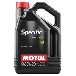 Olej silnikowy SPECIFIC (5L) SAE 0W20 (DPF)  ACEA A1  B1  C5  PORSCHE C20  VW 508.00  VW 509.00