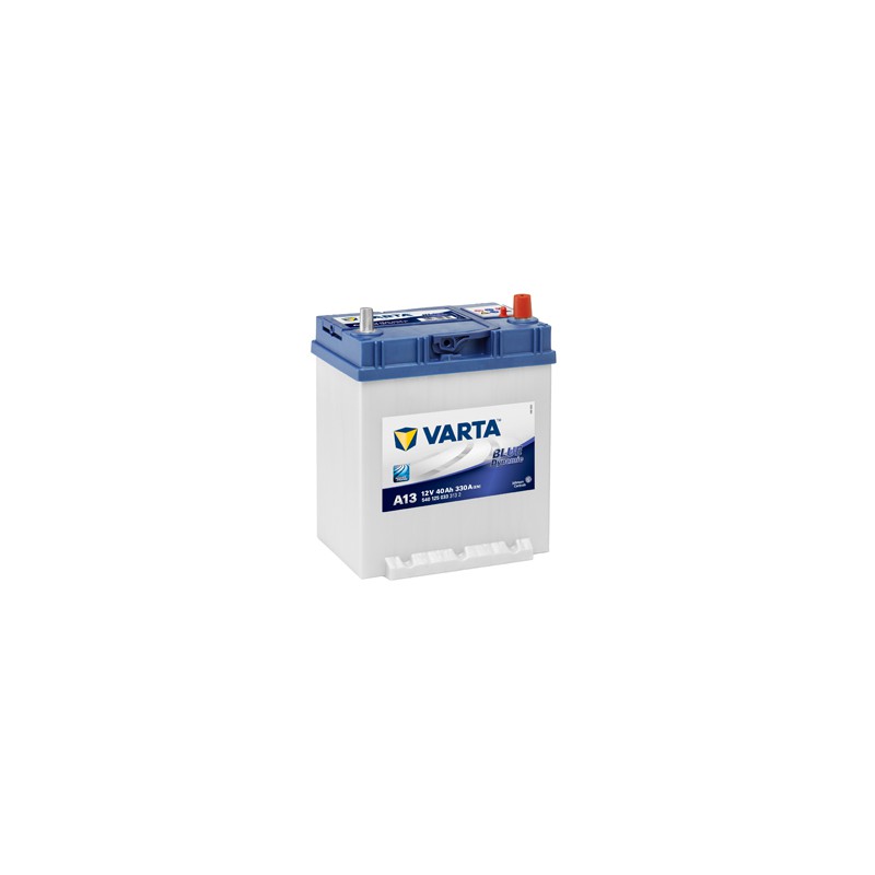 Akumulator VARTA 12V 40Ah/330A BLUE DYNAMIC (P+ 3) 187x140x227 B01 - stopka o wysokości 10,5 mm (rozruchowy)