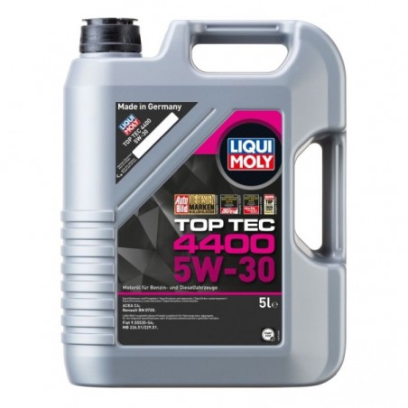 Olej silnikowy TopTec 4400 (5L) SAE 5W30   ACEA C4  MB 226.51  MB 229.51  RENAULT RN 0720