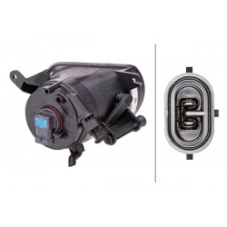 Lampa przeciwmgielna przód L (H11) pasuje do: AUDI Q7 4L 05.10-08.15