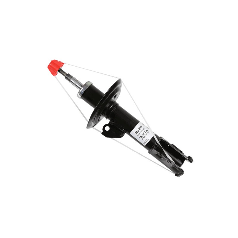AMORTYZATOR TOYOTA P. YARIS 1,0/1,3/1,4D4-D 00-05 LE