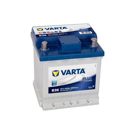 Akumulator VARTA 12V 44Ah/420A BLUE DYNAMIC (P+ 1) 175x175x190 B13 - stopka o wysokości 10,5 mm (rozruchowy)