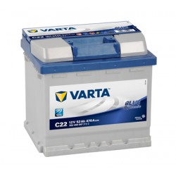 Akumulator VARTA 12V 52Ah/470A BLUE DYNAMIC (P+ 1) 207x175x190 B13 - stopka o wysokości 10,5 mm (rozruchowy)