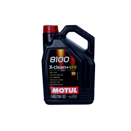 OLEJ SILNIKOWY 0W30   5L MOTUL 8100 X-CL EAN+ EFE