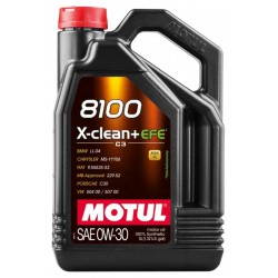 OLEJ SILNIKOWY 0W30   5L MOTUL 8100 X-CL EAN+ EFE
