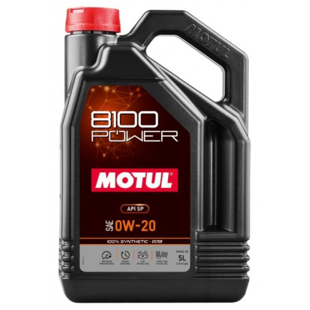 OLEJ SILNIKOWY 0W20   5L MOTUL 8100 POWE R