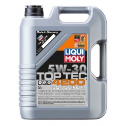 Olej silnikowy TopTec 4200 (5L) SAE 5W30  API CF  SN  ACEA C3  BMW LL-04  MB 229.31  MB 229.51  PORSCHE C30  VW 504.00  VW 507