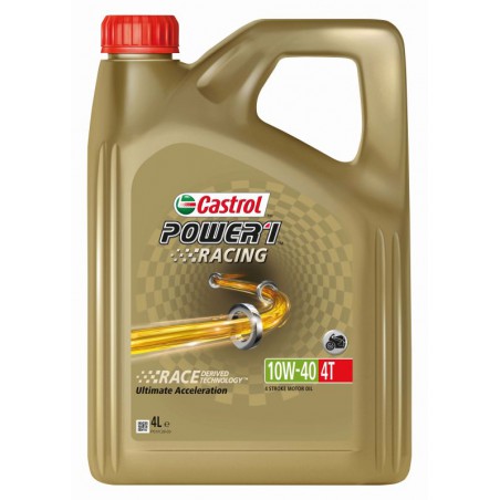 OLEJ CASTROL 10W40 4L POWER 1 RACING 4T / MOTOCYKLE