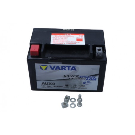 AKUMULATOR 12V 9AH/130A  151X87X106 SILVER DYNAMIC AUX AGM