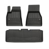 DYWANIKI GUMOWE KORYTKOWE F 3D TESLA S 2012-