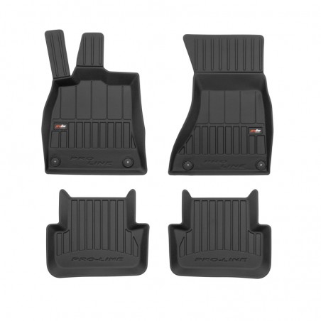 DYWANIKI GUMOWE KORYTKOWE  F 3D AUDI A4 B8 2008-2015