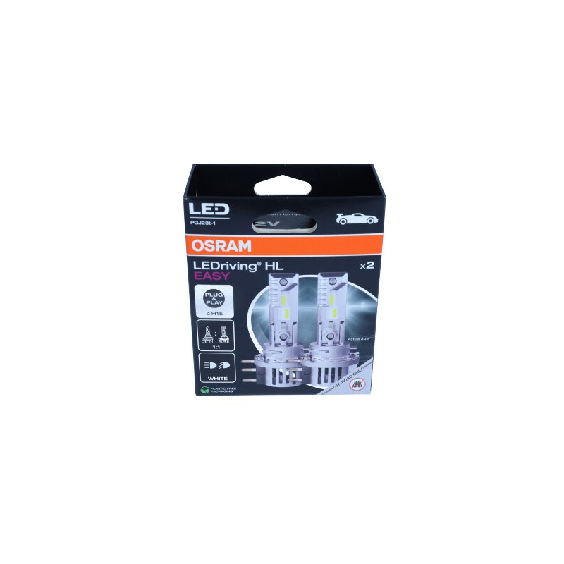 ŻARÓWKA LEDRIVING HL EASY H15 LED (BRAK ECE) 2 SZT (EKO)