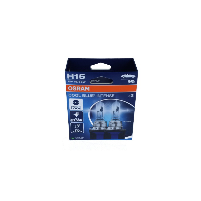 ŻARÓWKA 12V H15 15/55W PGJ23T-1 /COOL BL UE INTENSE/ /KPL.2SZT./ ECO