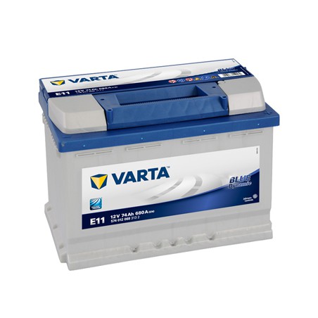 Akumulator VARTA 12V 74Ah/680A BLUE DYNAMIC (P+ 1) 278x175x190 B13 - stopka o wysokości 10,5 mm (rozruchowy)