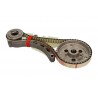 Zestaw napędu pompy wtryskowej pasuje do: FORD C-MAX, FOCUS C-MAX, FOCUS II, GALAXY II, MONDEO IV, S-MAX, TOURNEO CONNECT, TRA