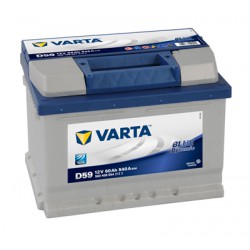 Akumulator VARTA 12V 60Ah/540A BLUE DYNAMIC (P+ 1) 242x175x175 B13 - stopka o wysokości 10,5 mm (rozruchowy)