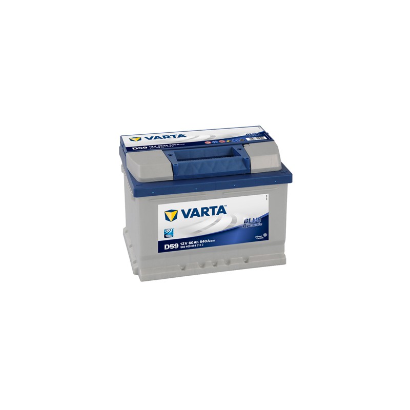 Akumulator VARTA 12V 60Ah/540A BLUE DYNAMIC (P+ 1) 242x175x175 B13 - stopka o wysokości 10,5 mm (rozruchowy)