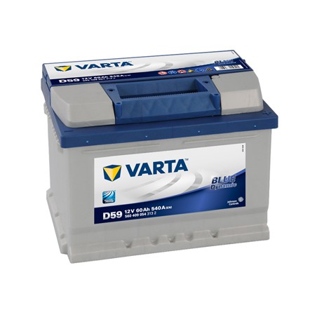 Akumulator VARTA 12V 60Ah/540A BLUE DYNAMIC (P+ 1) 242x175x175 B13 - stopka o wysokości 10,5 mm (rozruchowy)