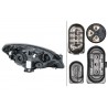 Reflektor L (halogen, H4/PY21W/W21, elektryczny, z silnikiem, kolor wkładu: czarny) pasuje do: SKODA CITIGO, E-CITIGO