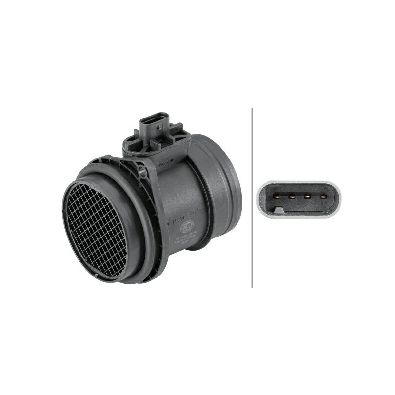 Przepływomierz powietrza (4 pin, moduł  z uszczelką) pasuje do: DS DS 3, DS 4, DS 4 II, DS 5, DS 7  CITROEN C5 AIRCROSS, DS4, 
