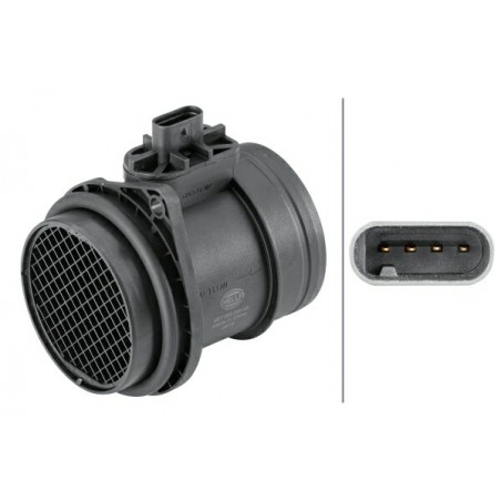 Przepływomierz powietrza (4 pin, moduł  z uszczelką) pasuje do: DS DS 3, DS 4, DS 4 II, DS 5, DS 7  CITROEN C5 AIRCROSS, DS4, 