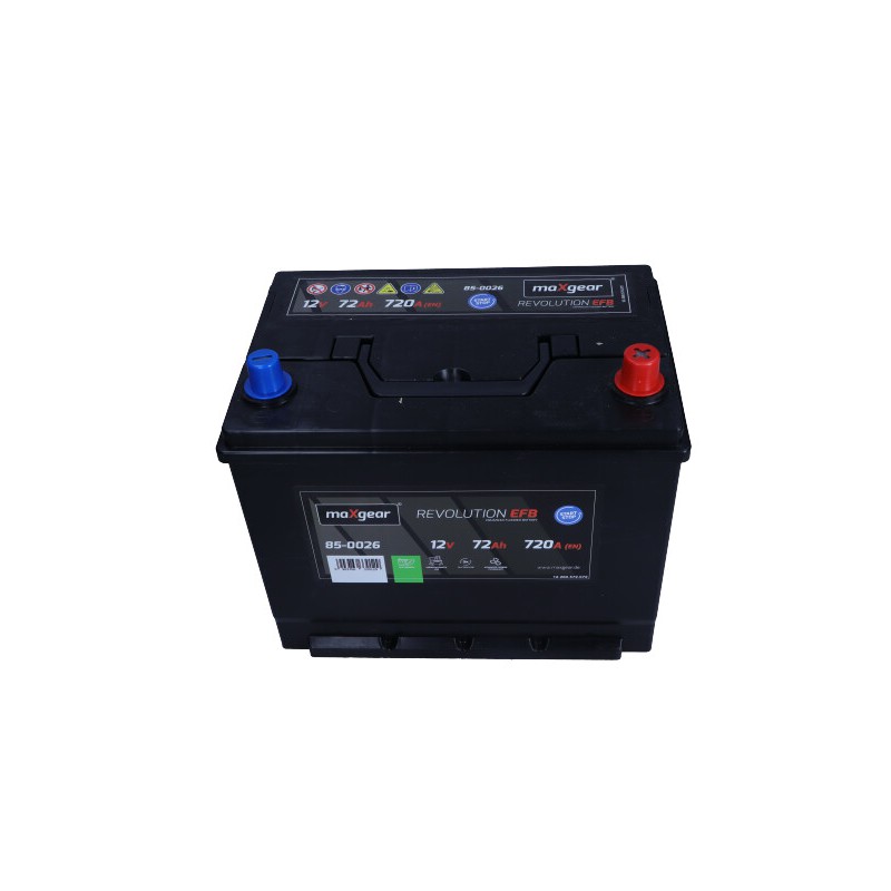 AKUMULATOR 12V 72AH/720A L-  261X175X220 EFB JAPAN