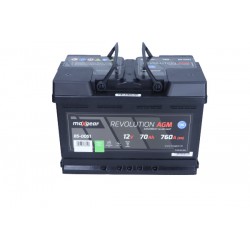 AKUMULATOR 12V 70AH/760A L-  278X175X190 AGM