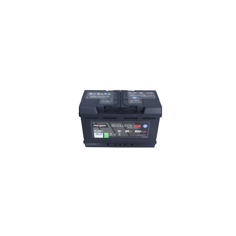 AKUMULATOR 12V 80AH/800A L-  315X175X190 AGM