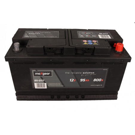 AKUMULATOR 12V 95AH/800A L- 353X175X190 DŁ./SZER./WYS