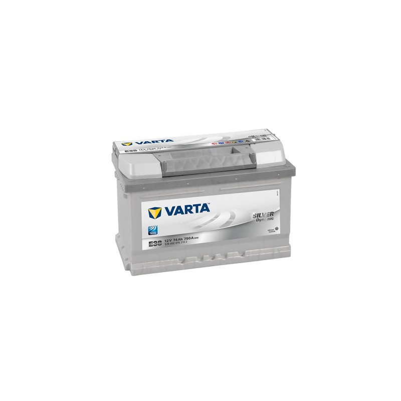 Akumulator VARTA 12V 74Ah/750A SILVER DYNAMIC (P+ 1) 278x175x175 B13 - stopka o wysokości 10,5 mm (rozruchowy)